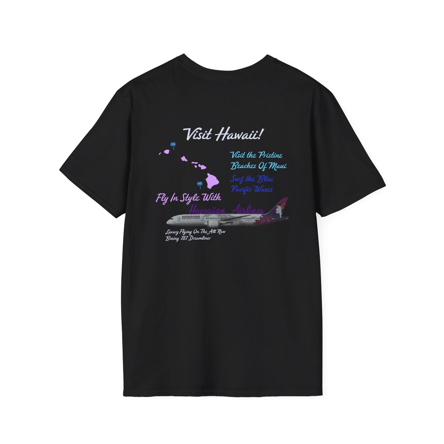 Visit Hawaii Retro Airline Ad Unisex T-Shirt