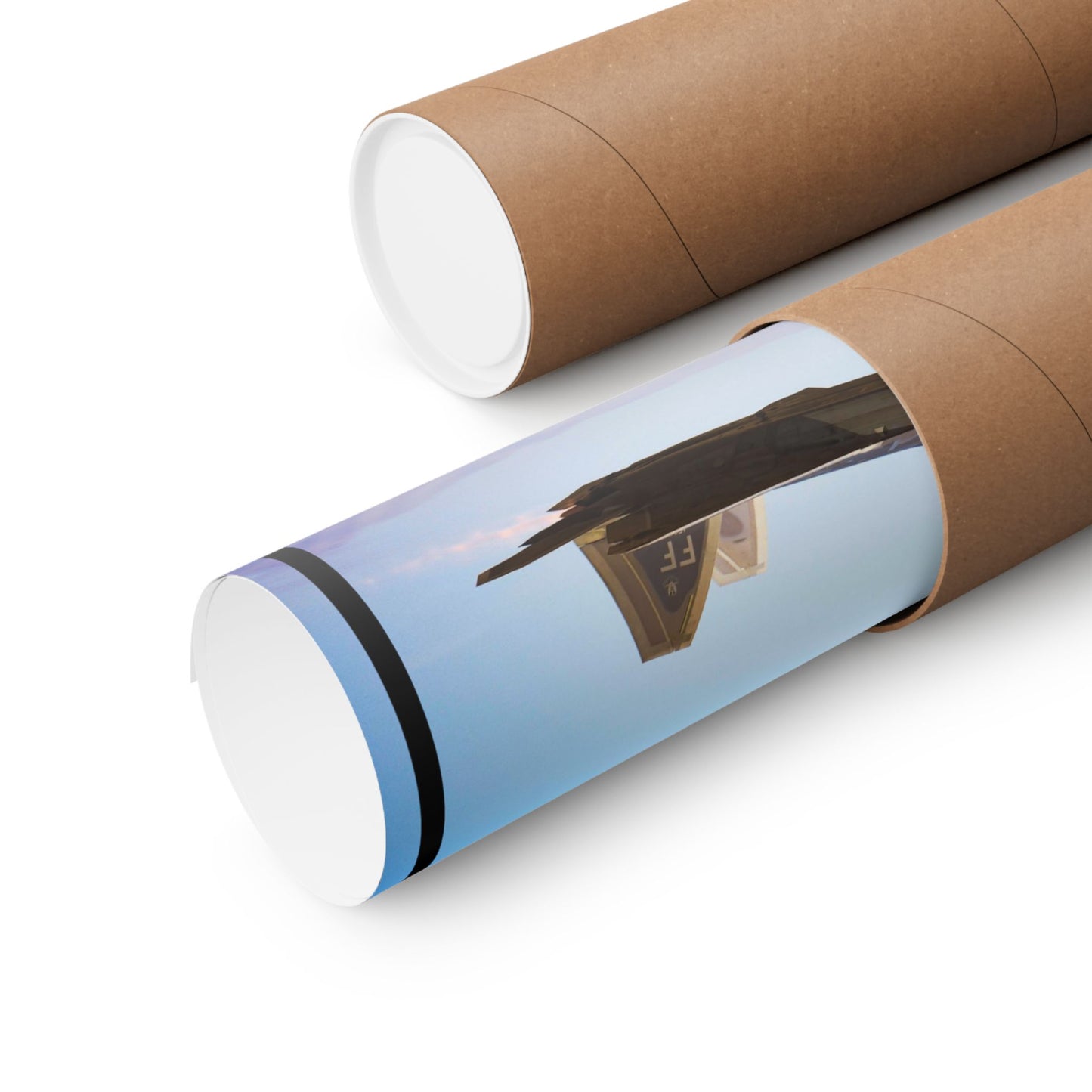 F-22 Raptor "I'd Intercept Me." Matte Horizontal Poster