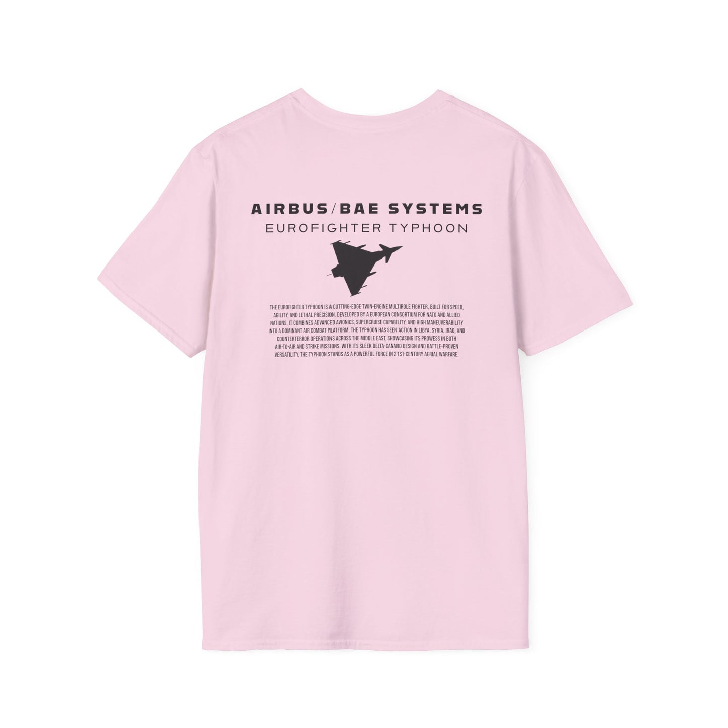 Camiseta unisex del avión de combate Eurofighter Typhoon