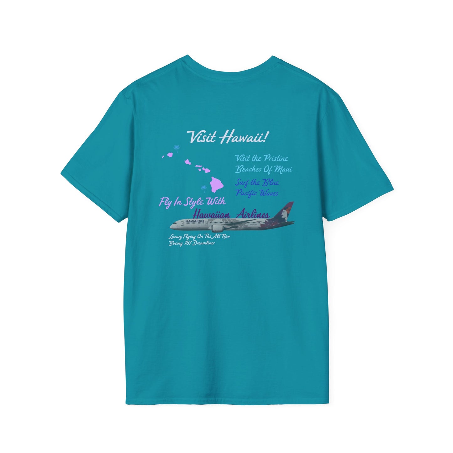 Visit Hawaii Retro Airline Ad Unisex T-Shirt