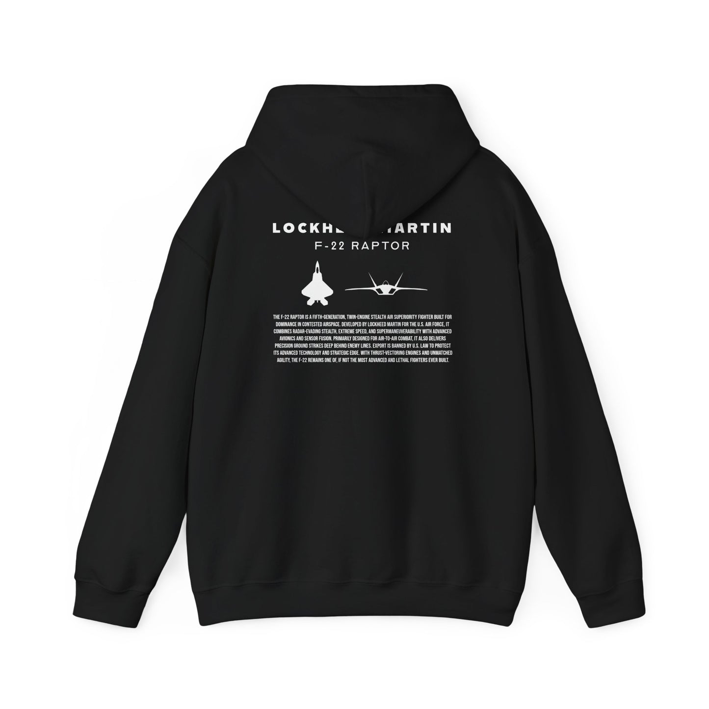 F-22 Raptor Fighter Jet Unisex Hoodie