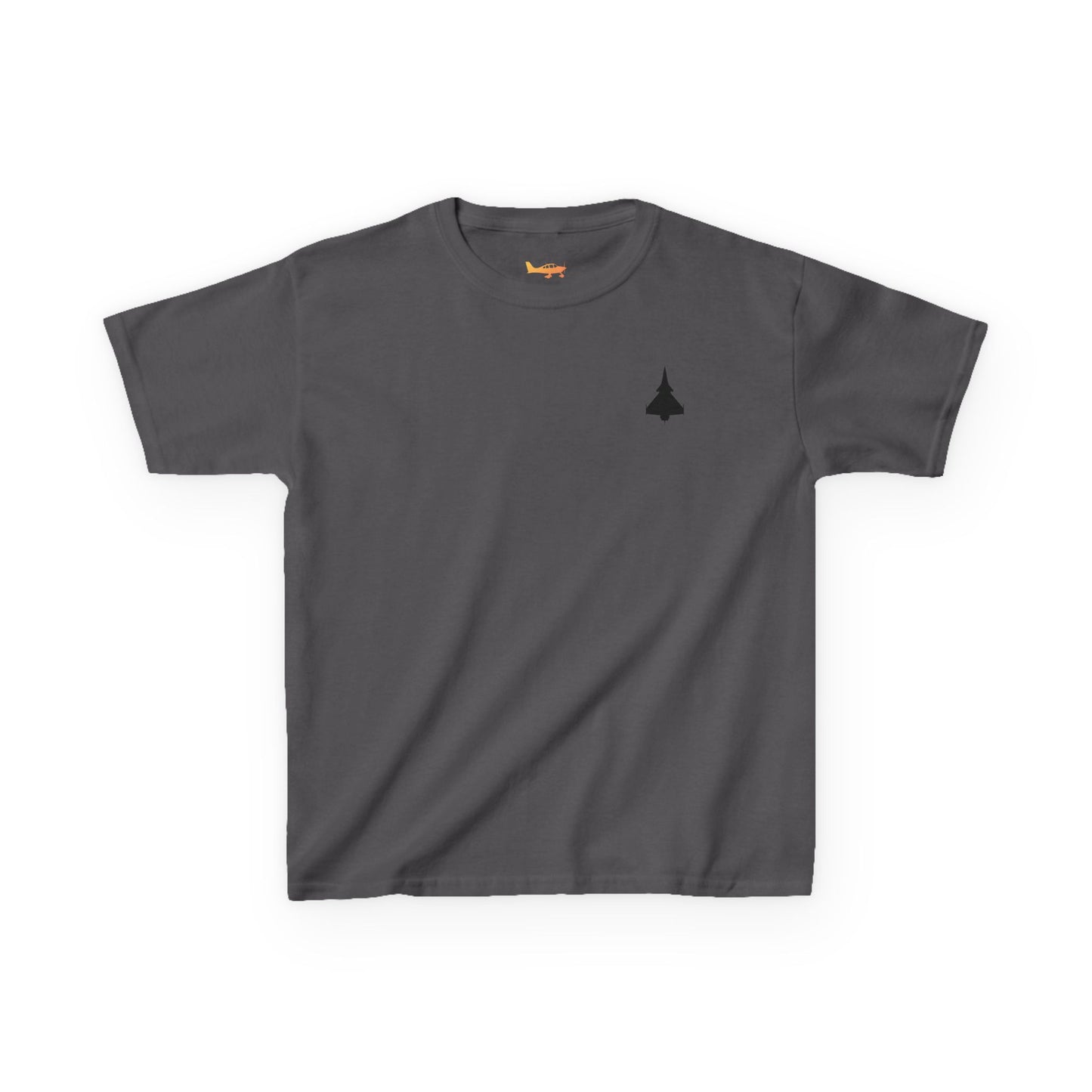 Camiseta unisex para niños del avión de combate Dassault Falcon