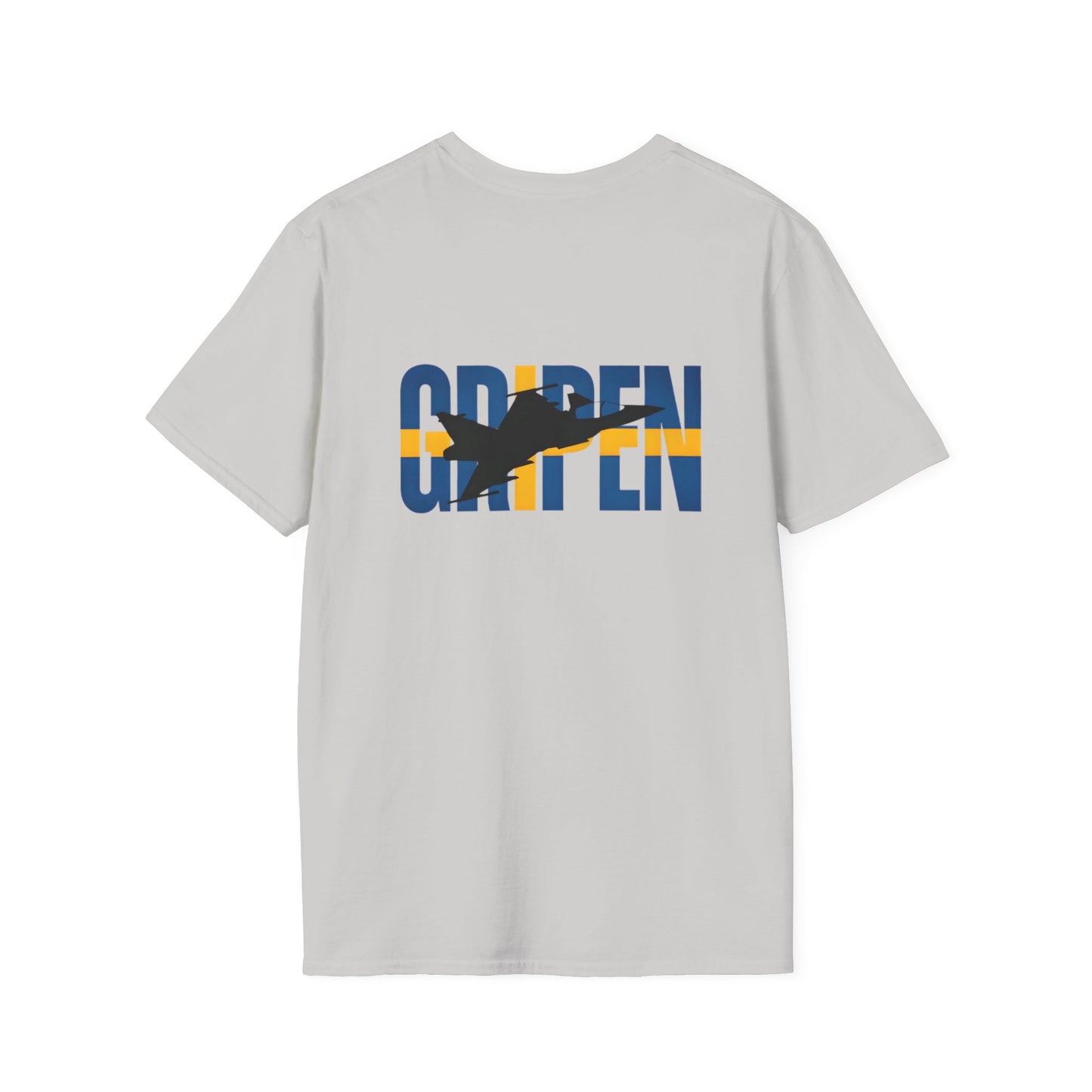 Camiseta unisex del avión de combate Gripen JAS-39