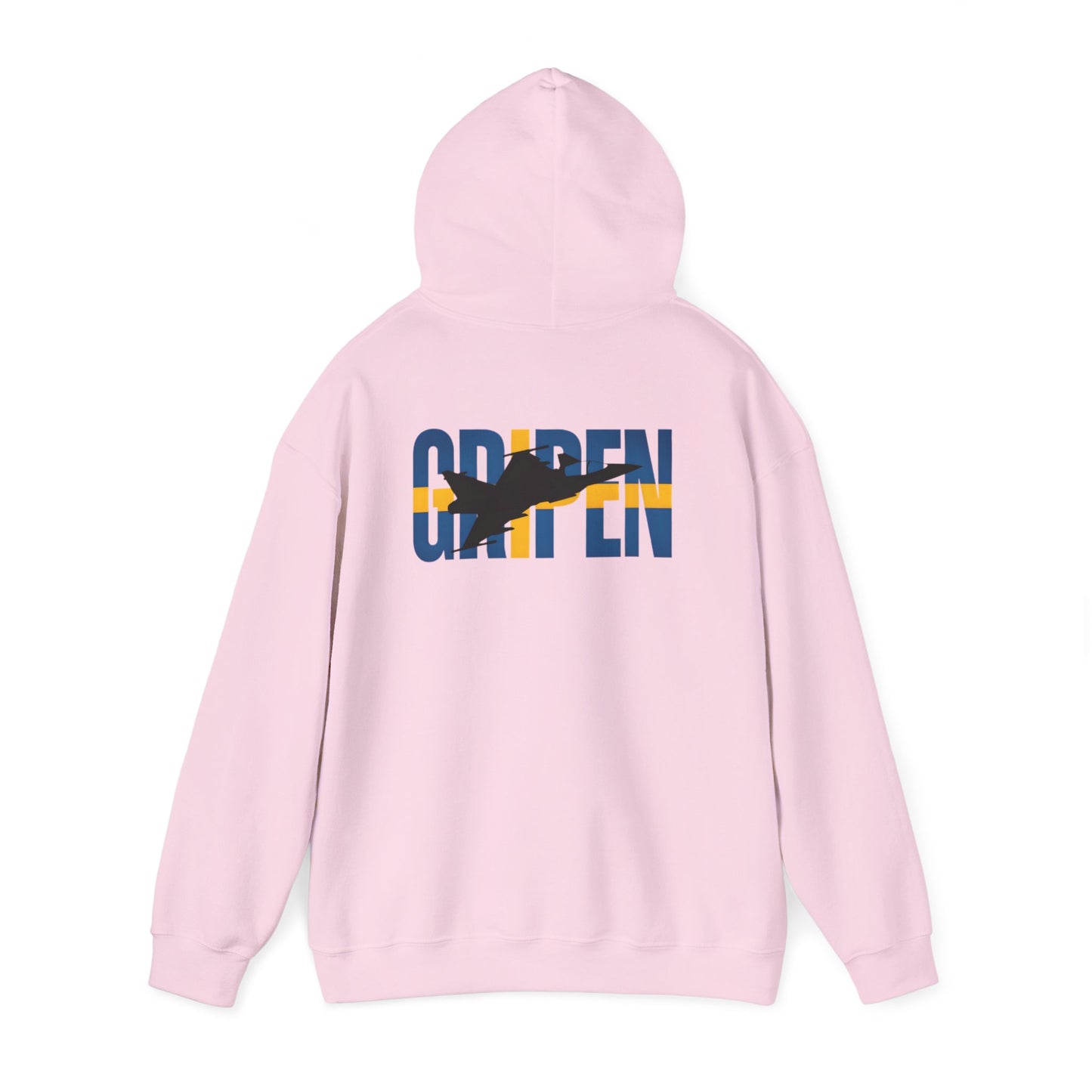 Sudadera unisex con capucha del avión de combate Gripen JAS-39
