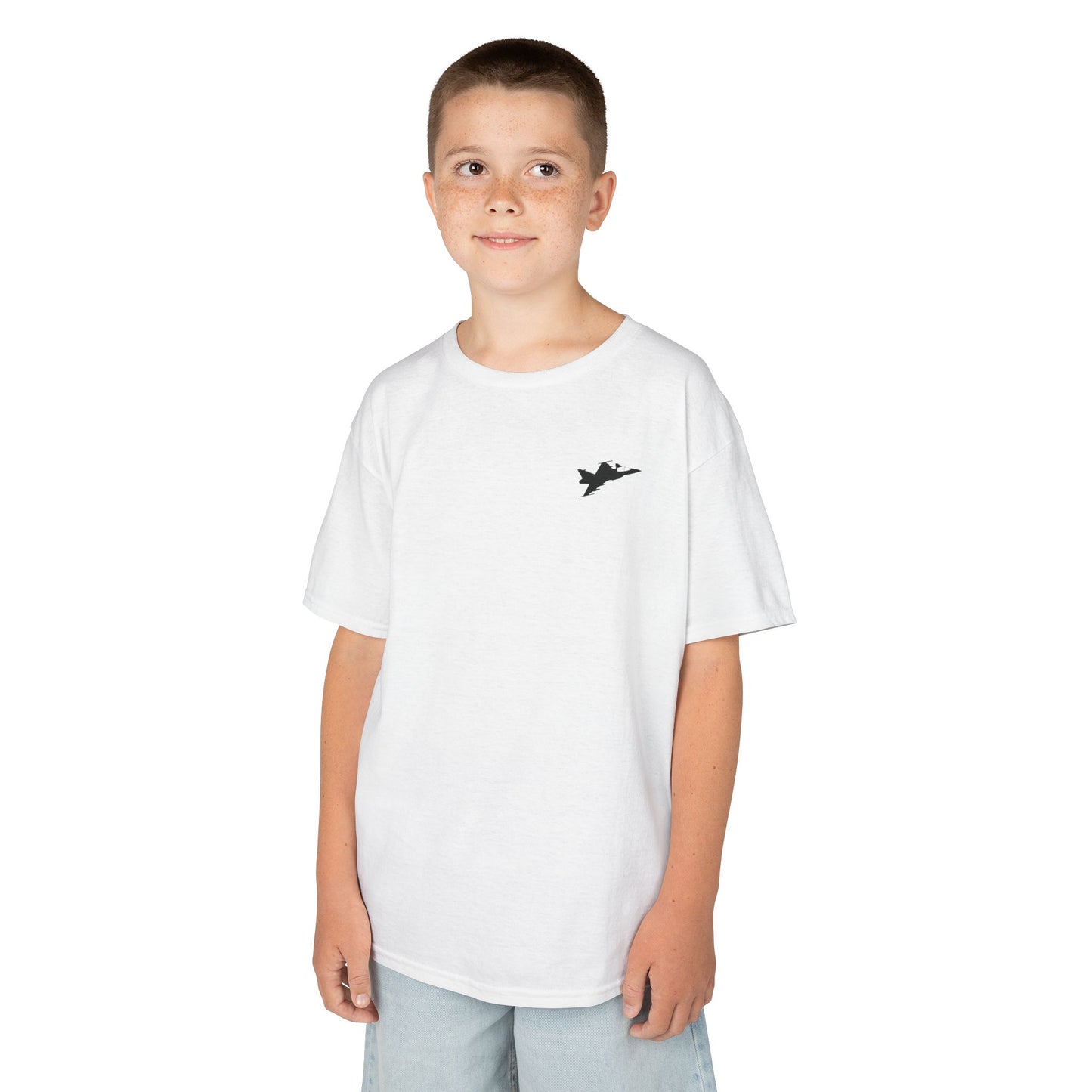 Camiseta unisex para niños del avión de combate Gripen JAS-39