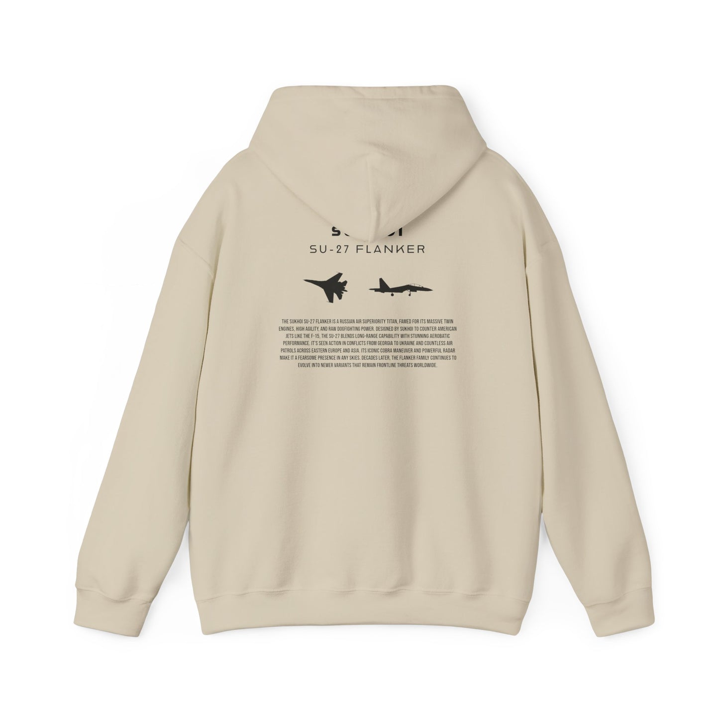 Su-27 Flanker Fighter Jet Unisex Hoodie