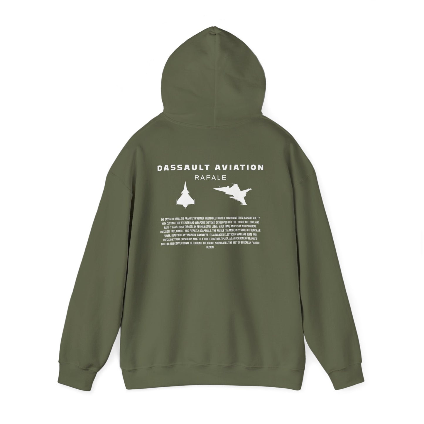 Dassault Rafale Fighter Jet Unisex Hoodie
