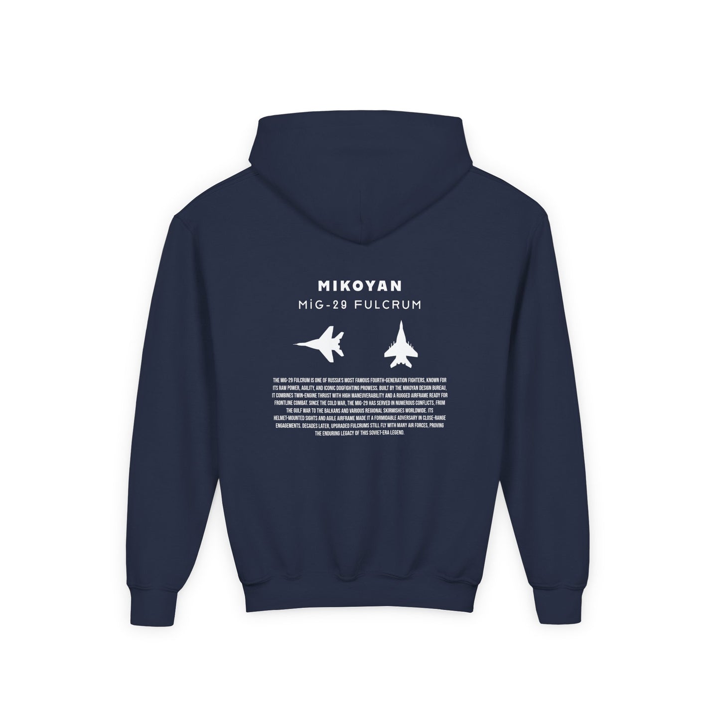 Youth MiG-29 Fulcrum Fighter Jet Unisex Hoodie
