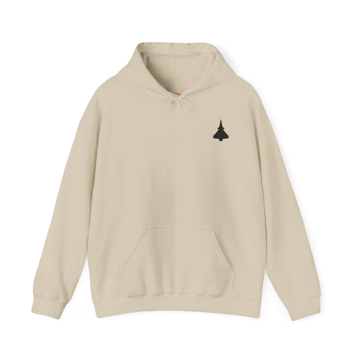 Sudadera unisex con capucha del avión de combate Dassault Rafale
