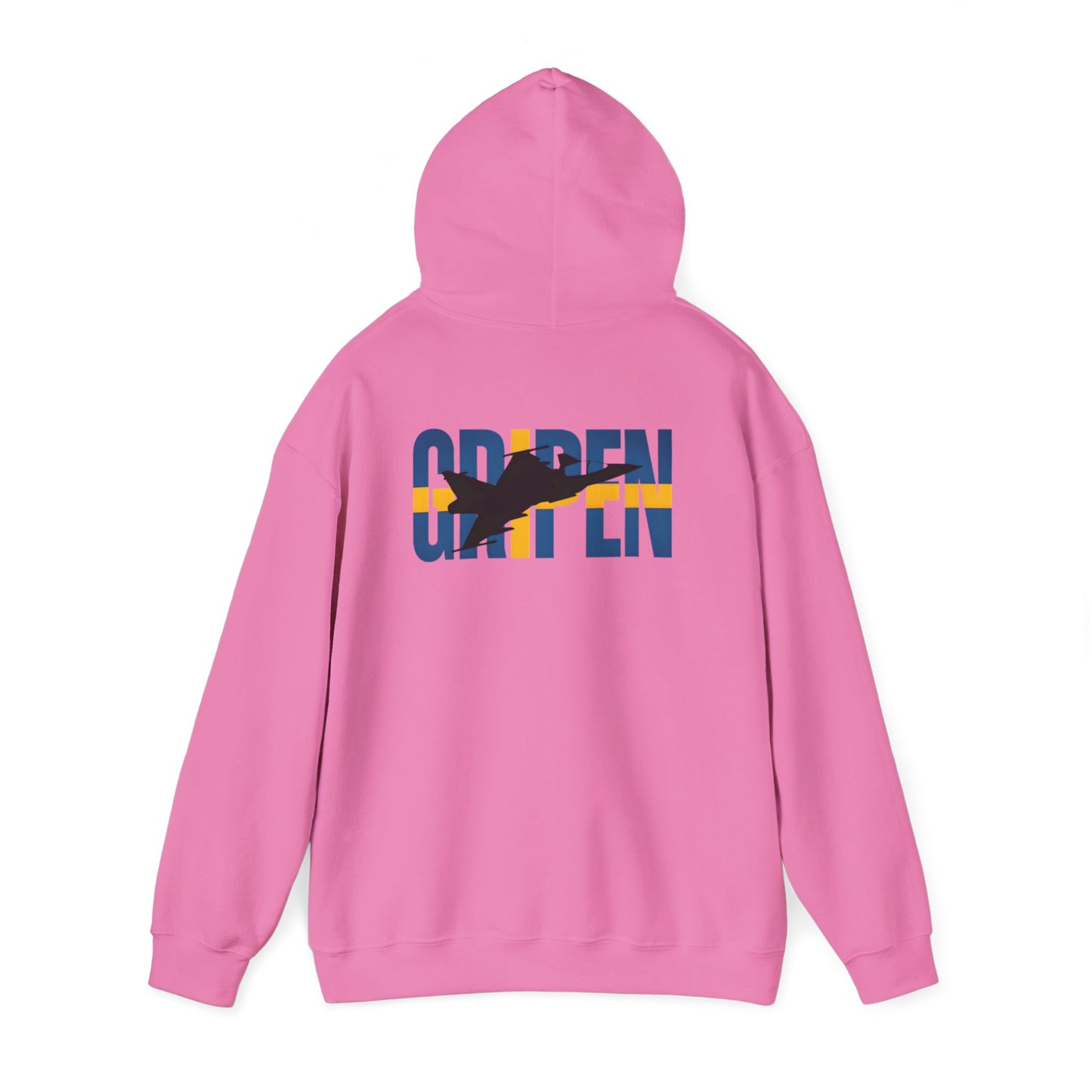 Sudadera unisex con capucha del avión de combate Gripen JAS-39