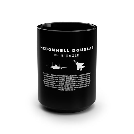 F-15 Eagle Black Mug