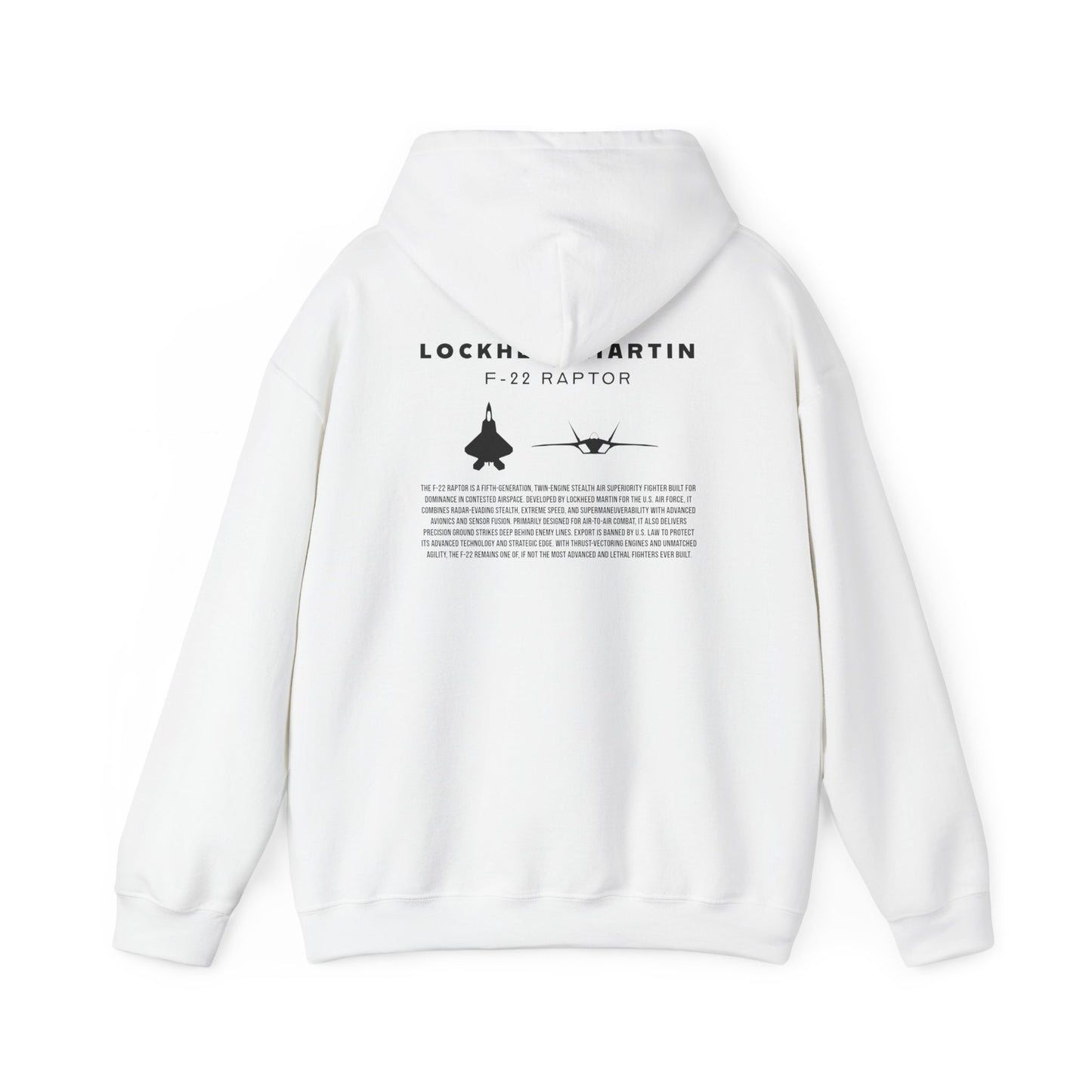 F-22 Raptor Fighter Jet Unisex Hoodie