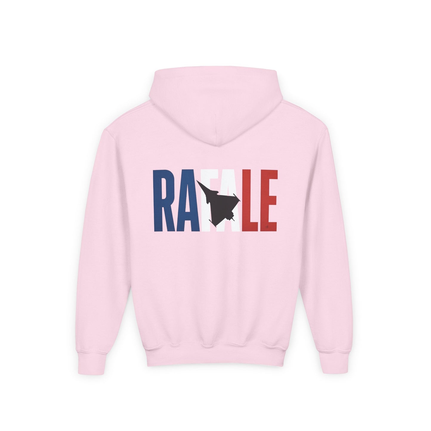 Sudadera unisex con capucha para niños del avión de combate Dassault Rafale