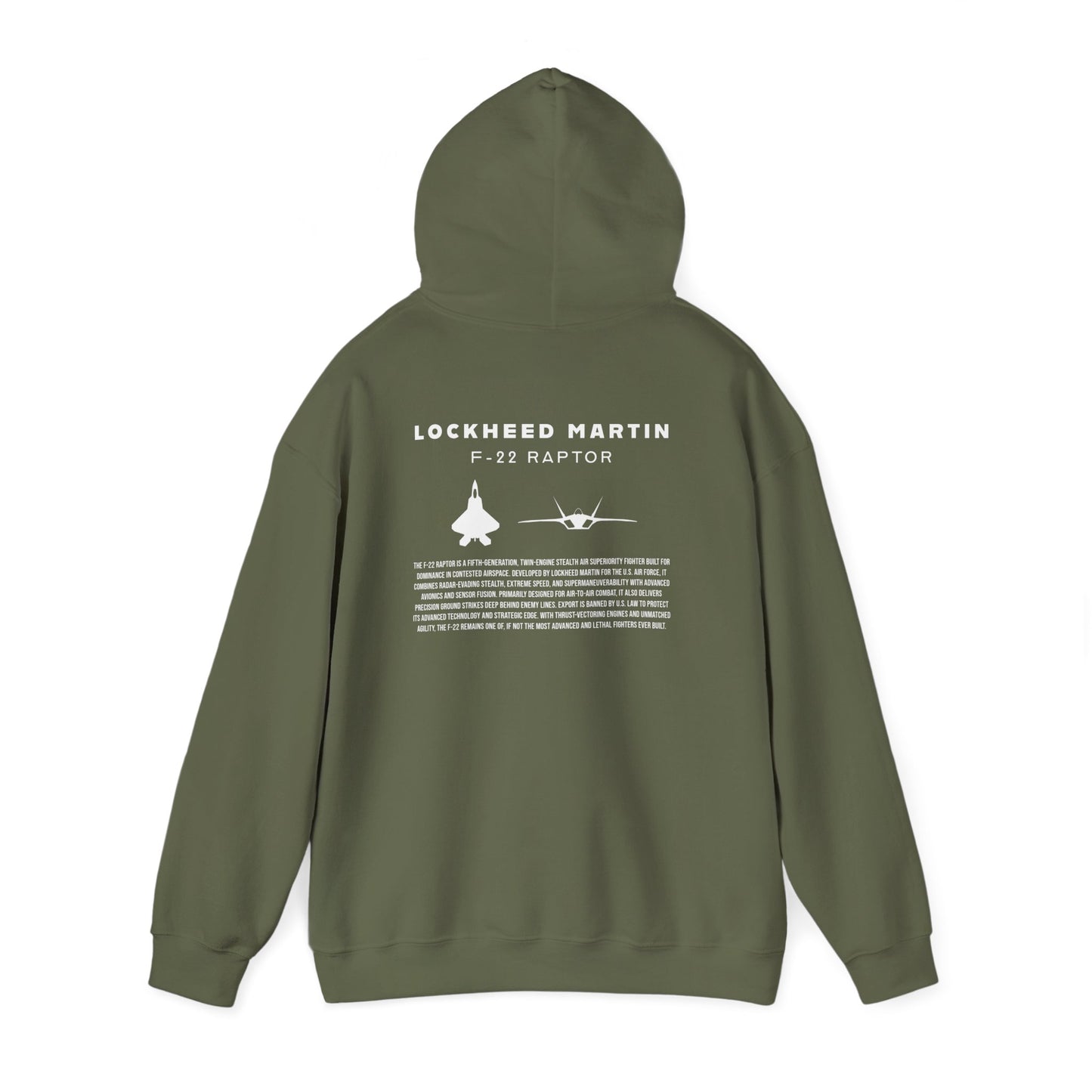 F-22 Raptor Fighter Jet Unisex Hoodie