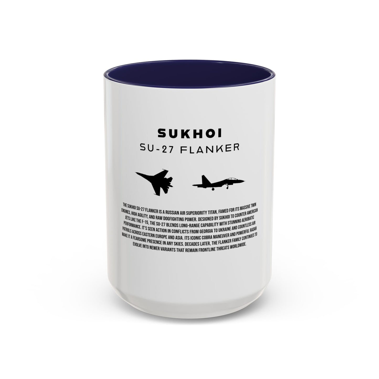 Su-27 Flanker Fighter Jet Coffee Mug