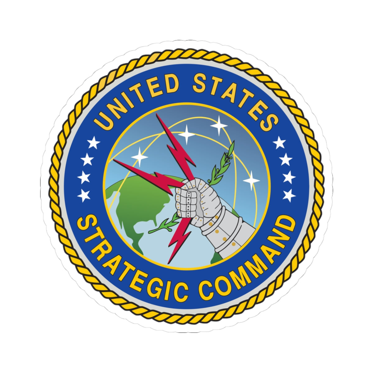 United States Strategic Command Emblem Vinyl Sticker