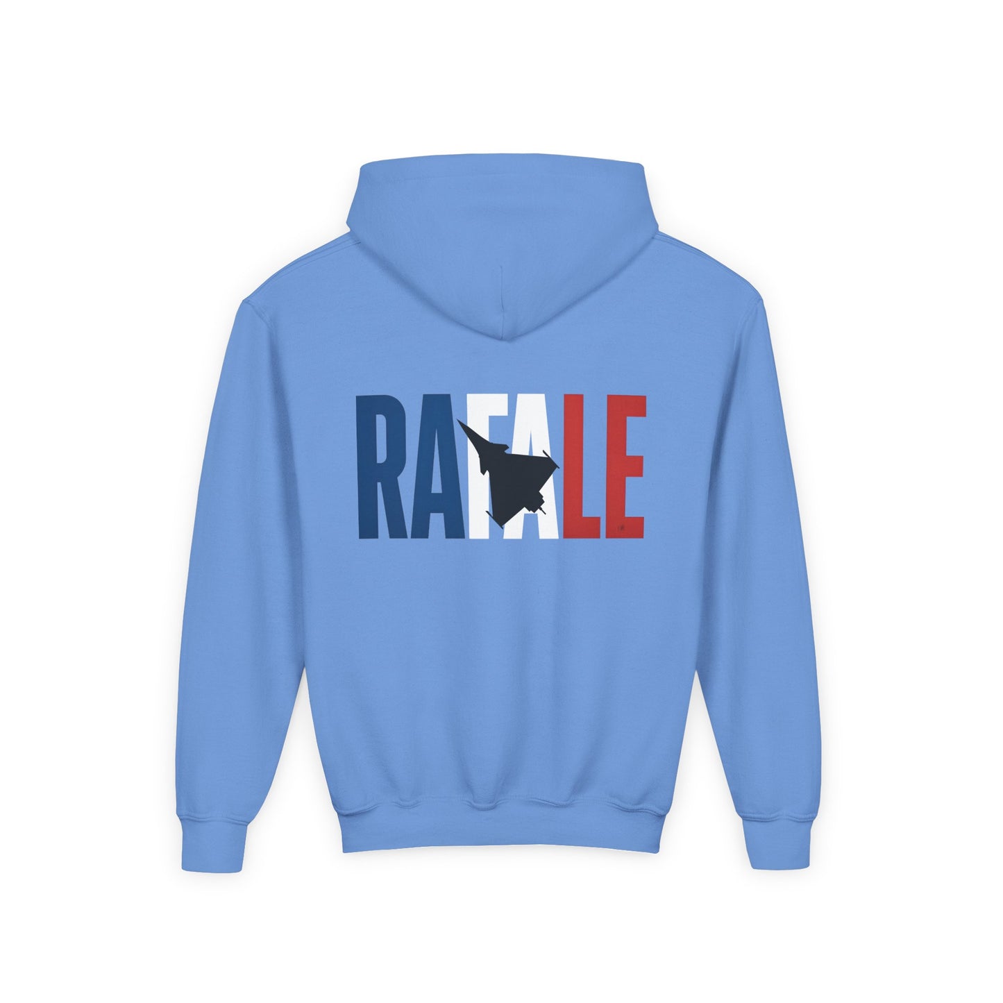 Sudadera unisex con capucha para niños del avión de combate Dassault Rafale