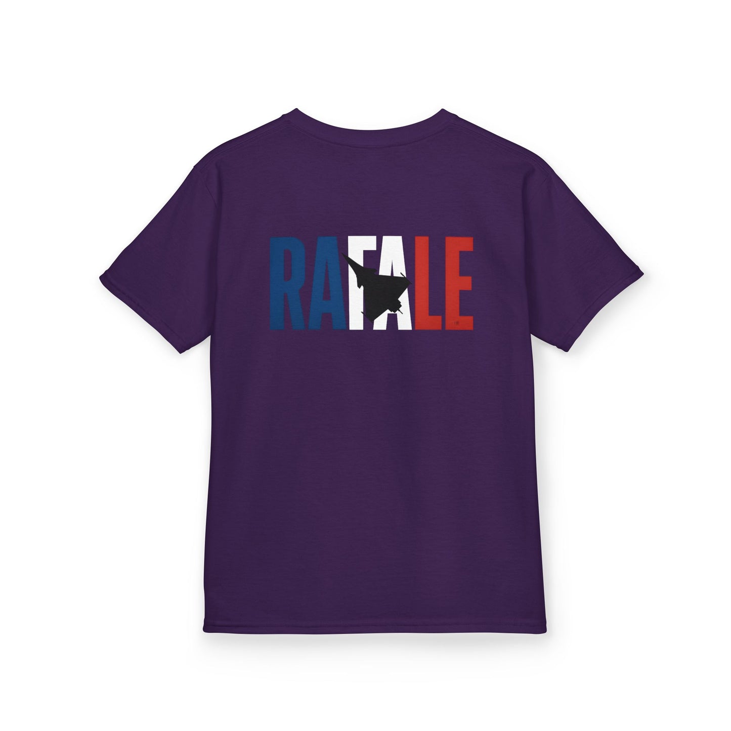 Camiseta unisex para niños del avión de combate Dassault Falcon