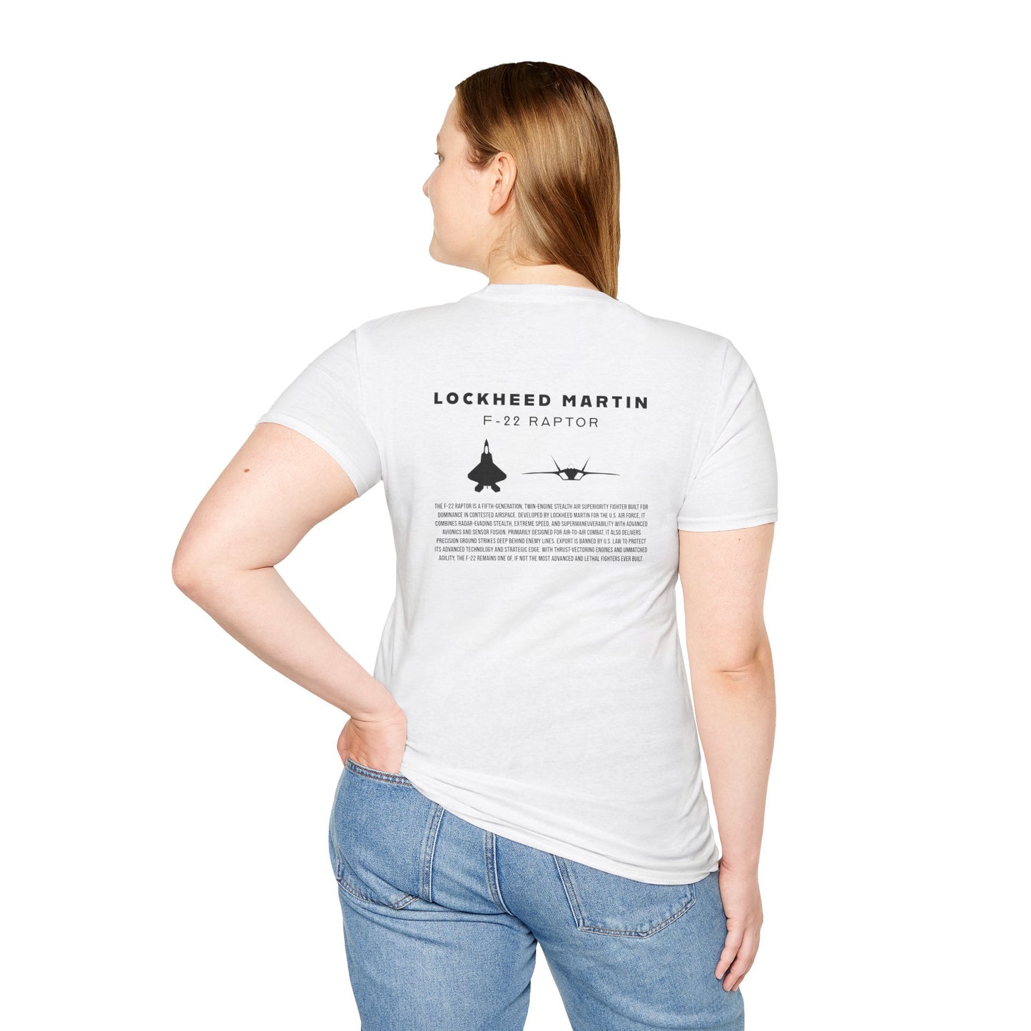 Camiseta unisex del avión de combate F-22 Raptor