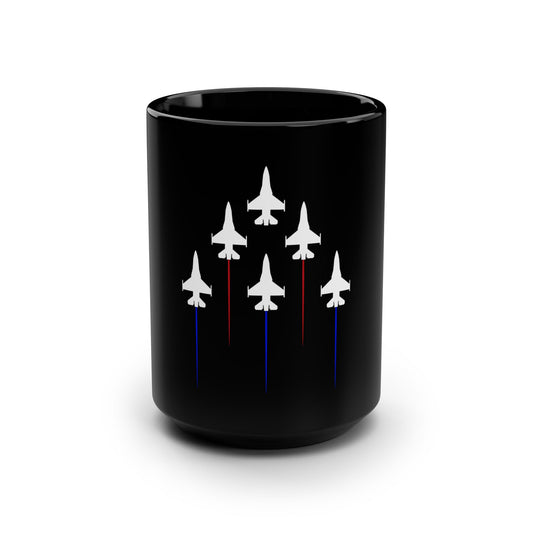 USAF Thunderbirds Black Mug