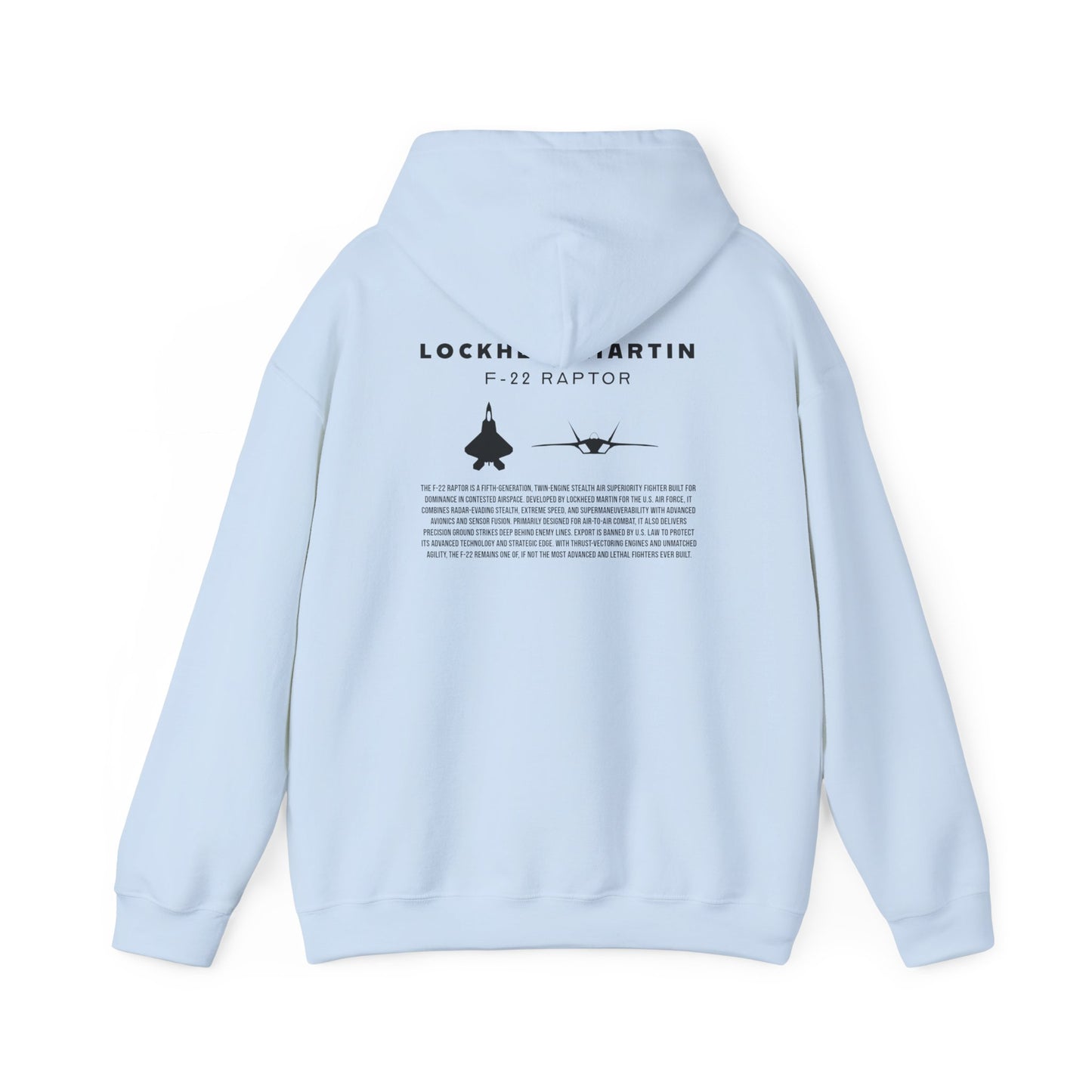 F-22 Raptor Fighter Jet Unisex Hoodie