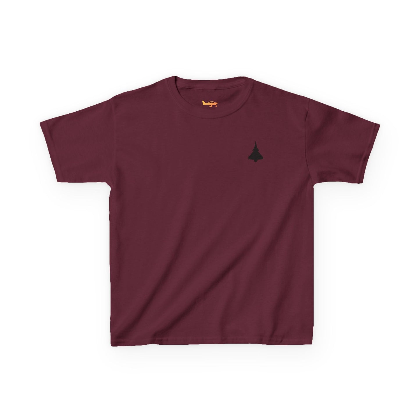 Camiseta unisex para niños del avión de combate Dassault Falcon