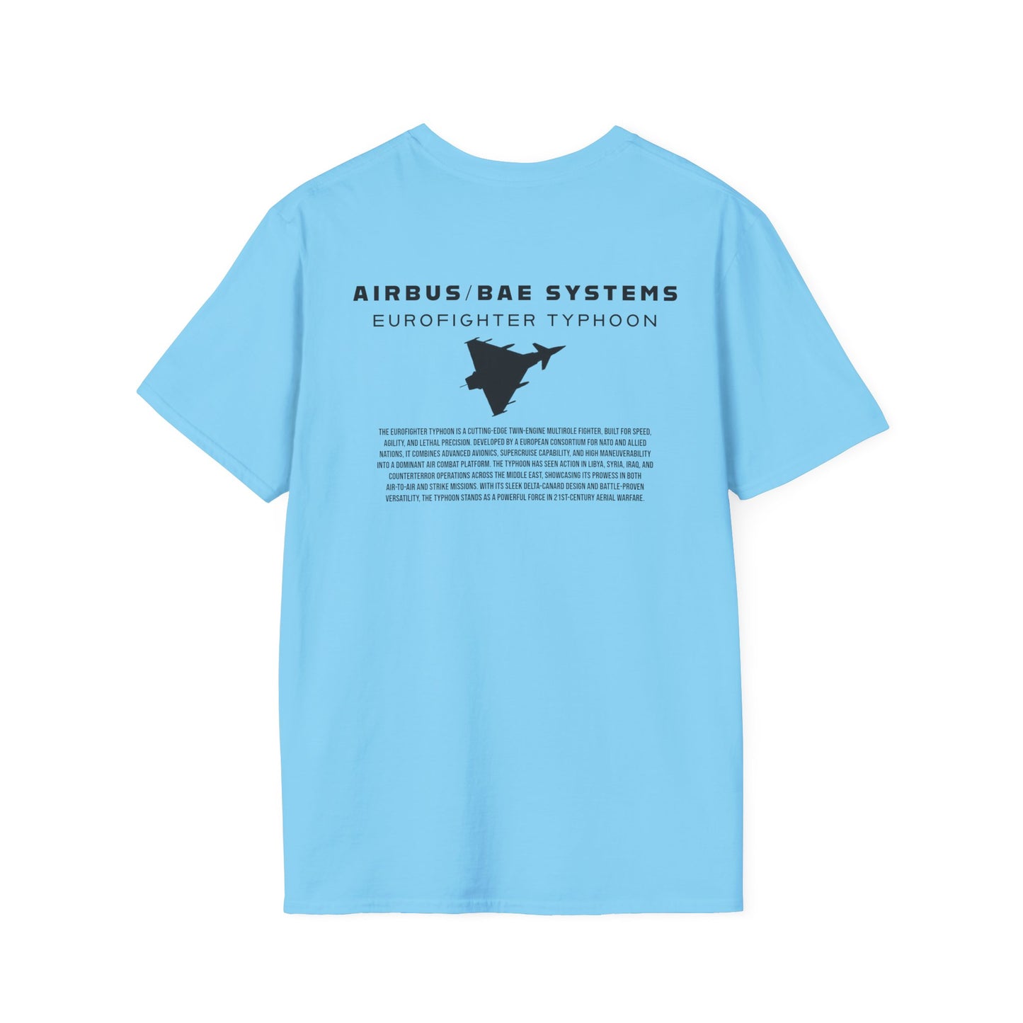 Camiseta unisex del avión de combate Eurofighter Typhoon