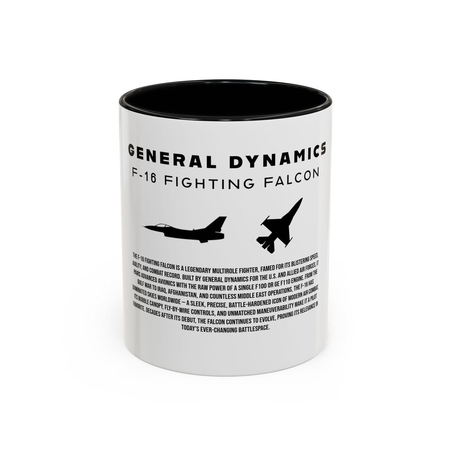F-16 Fighting Falcon Fighter Jet Coffee Mug