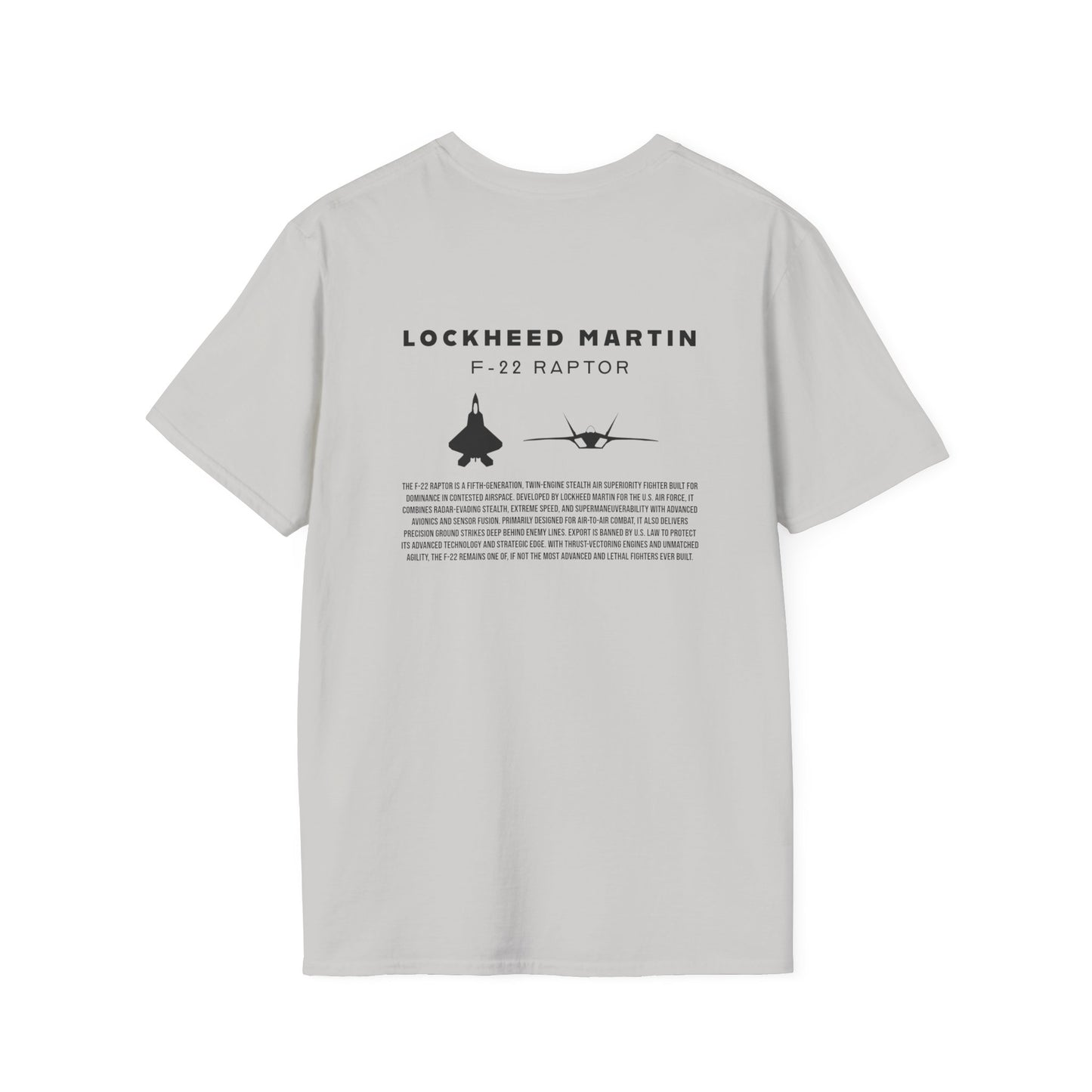 Camiseta unisex del avión de combate F-22 Raptor