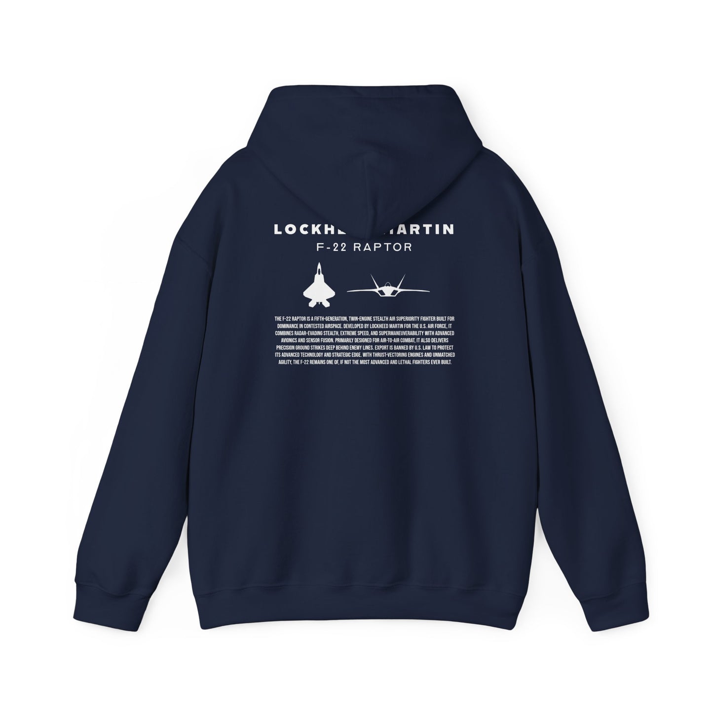 F-22 Raptor Fighter Jet Unisex Hoodie