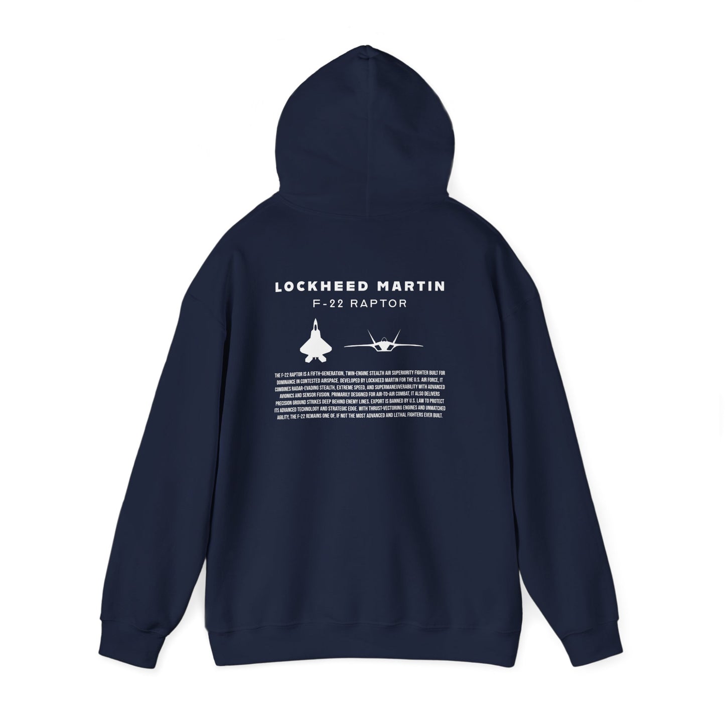 F-22 Raptor Fighter Jet Unisex Hoodie