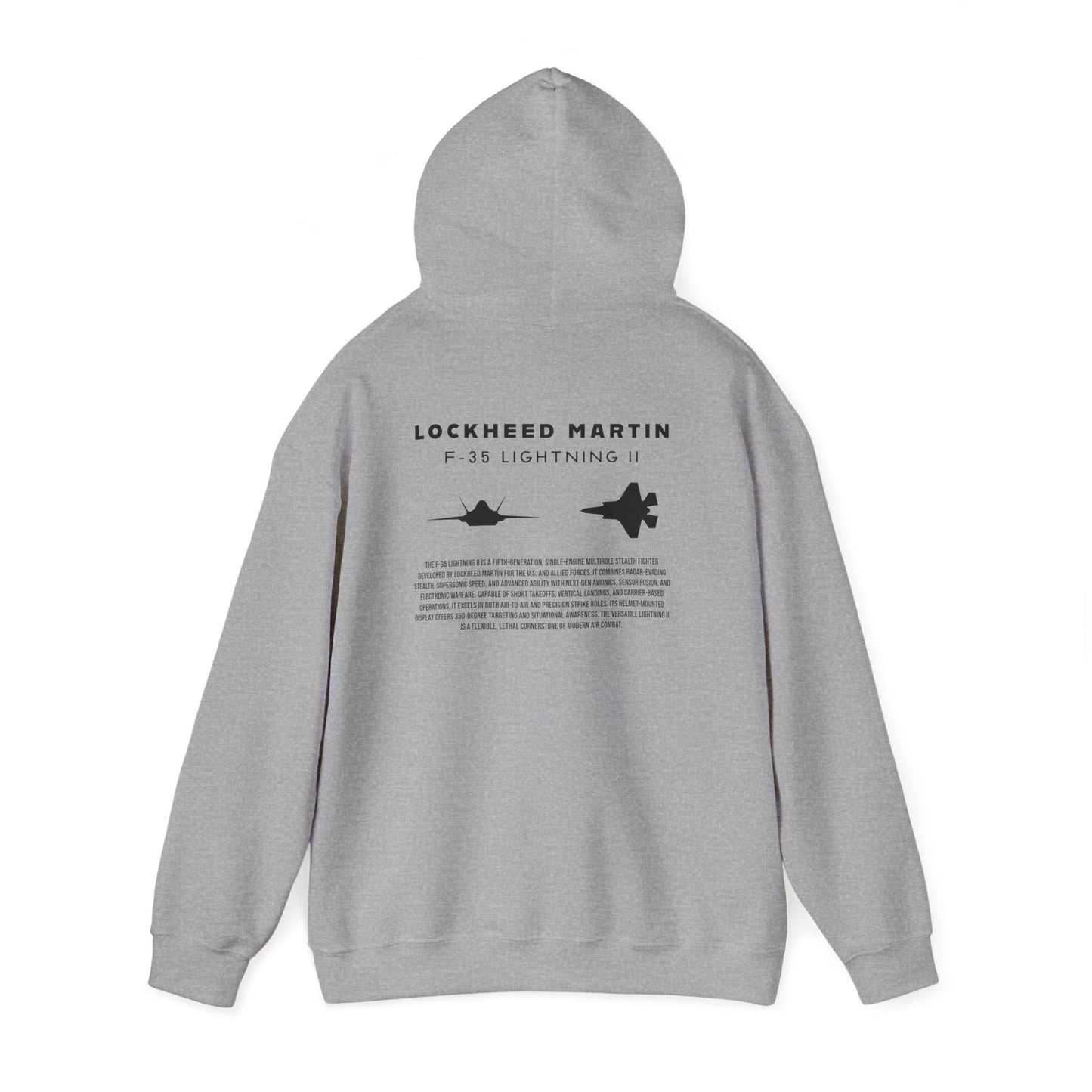 F-35 Lightning II Fighter Jet Unisex Hoodie