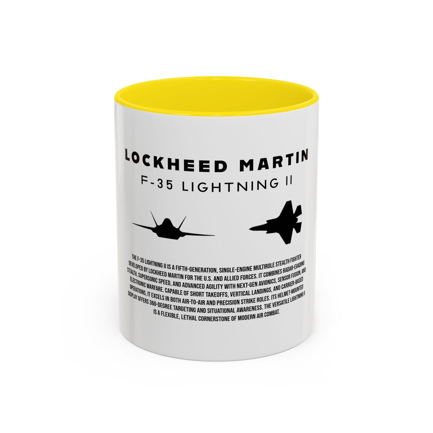 F-35 Lightning II Fighter Jet Coffee Mug