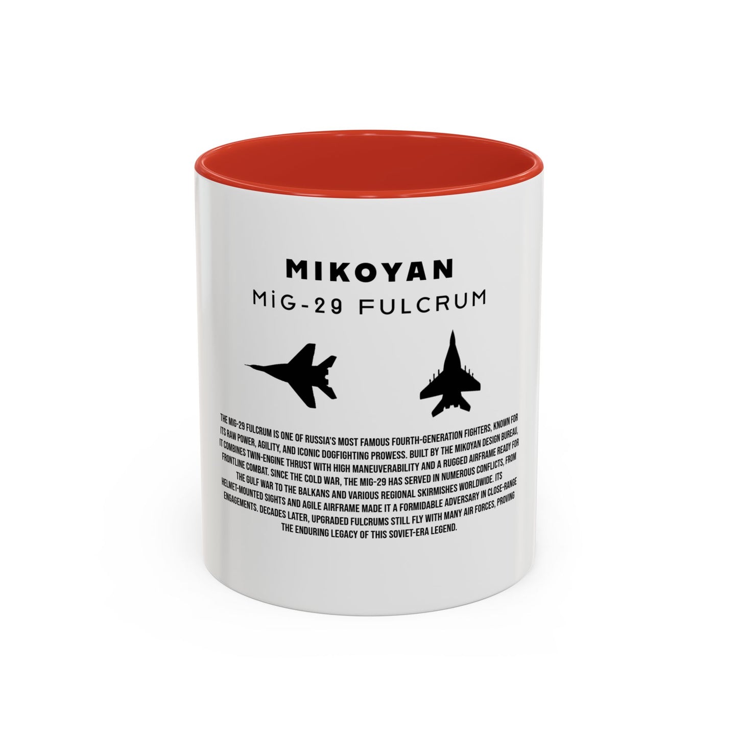 MiG-29 Fulcrum Fighter Jet Coffee Mug