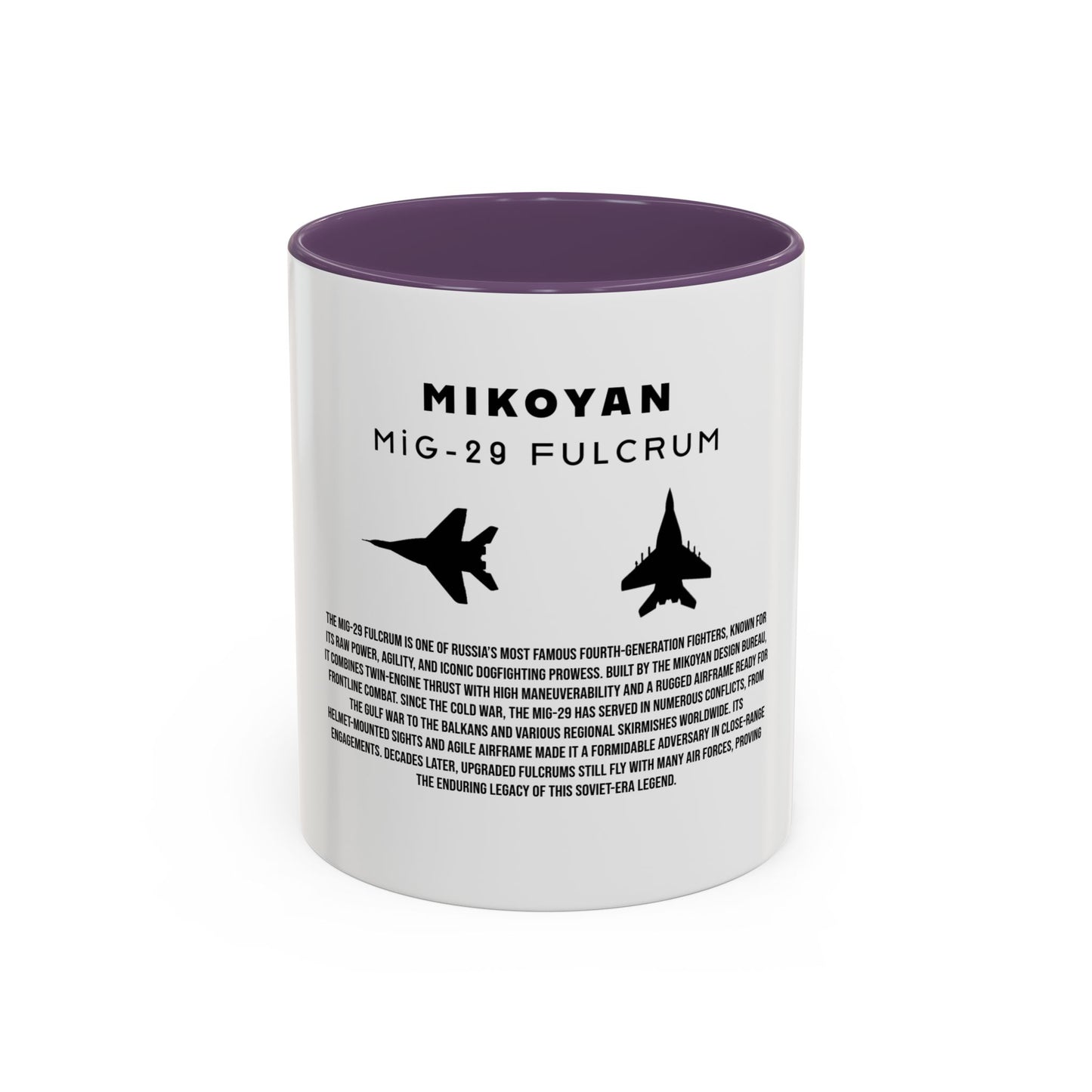 MiG-29 Fulcrum Fighter Jet Coffee Mug