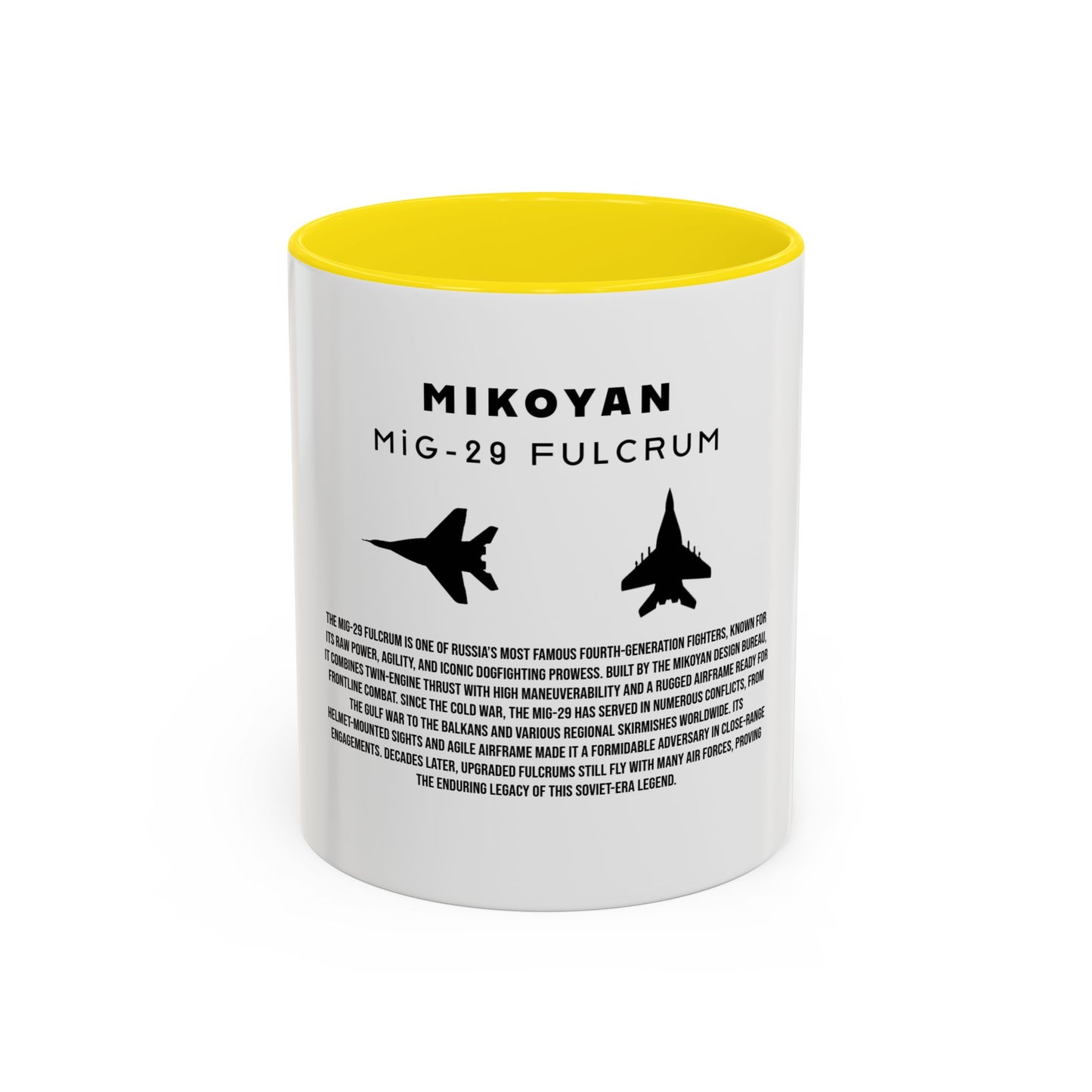 MiG-29 Fulcrum Fighter Jet Coffee Mug