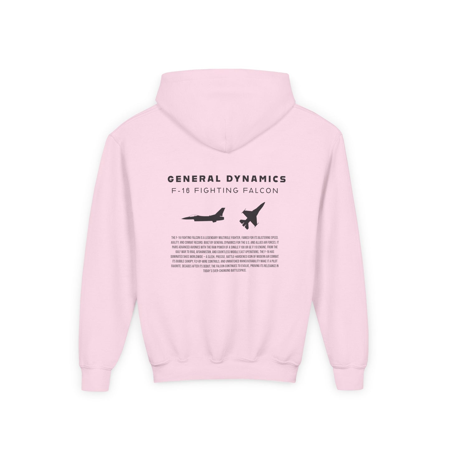 Youth F-16 Fighting Falcon Fighter Jet Unisex Hoodie