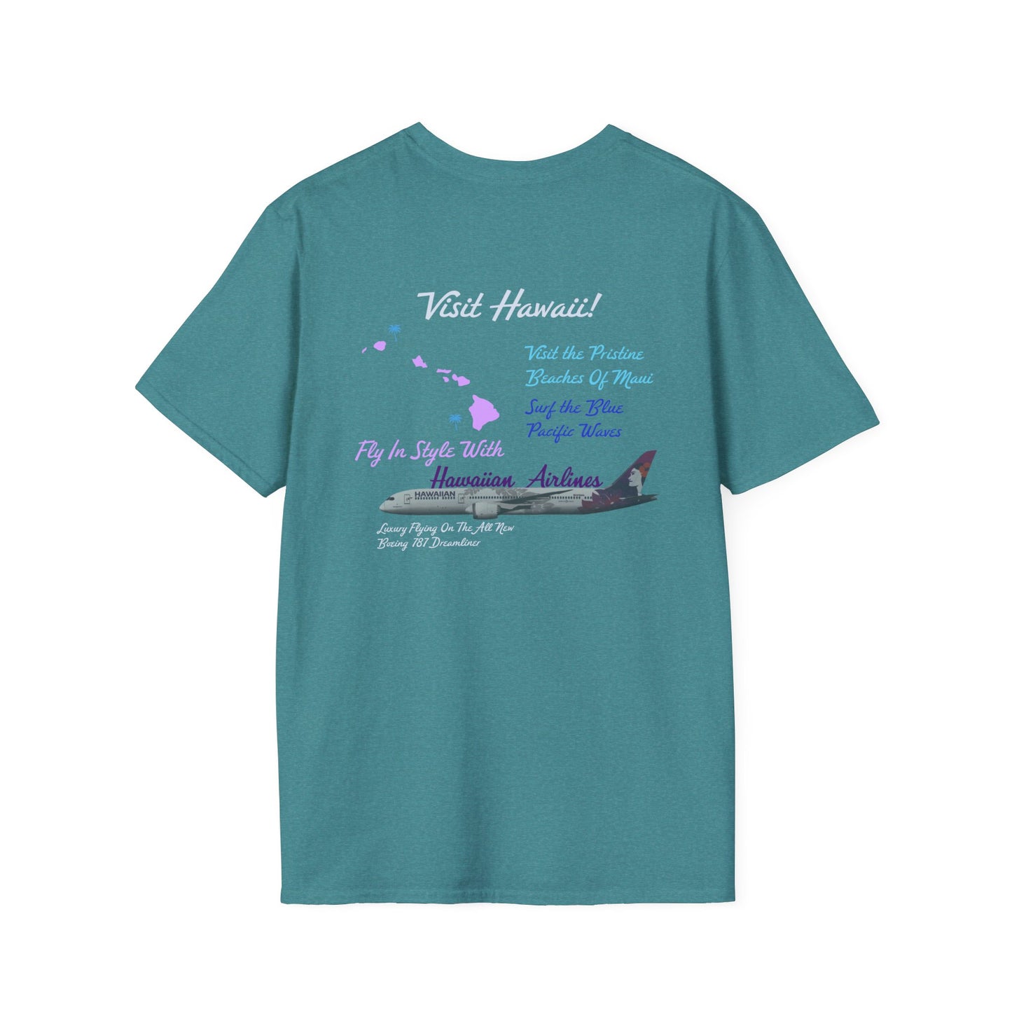 Visit Hawaii Retro Airline Ad Unisex T-Shirt