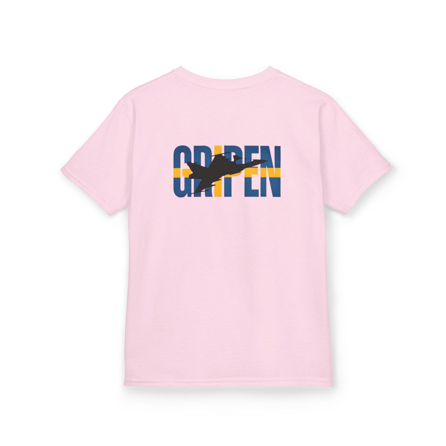 Camiseta unisex para niños del avión de combate Gripen JAS-39