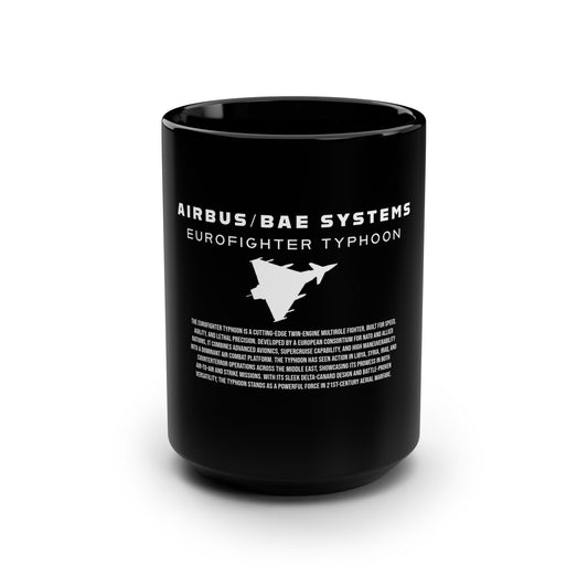 Eurofighter Typhoon Black Mug