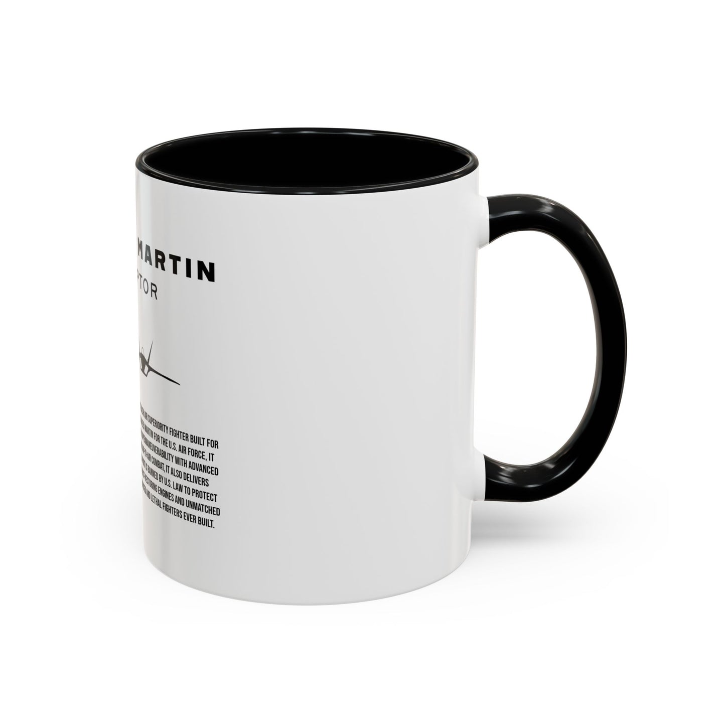 F-22 Raptor Fighter Jet Coffee Mug