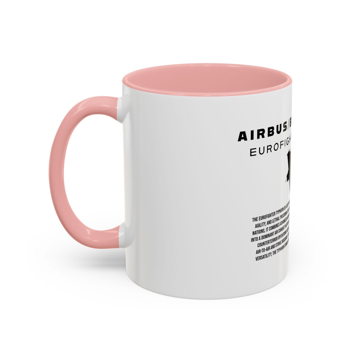 Taza de café del avión de combate Eurofighter Typhoon