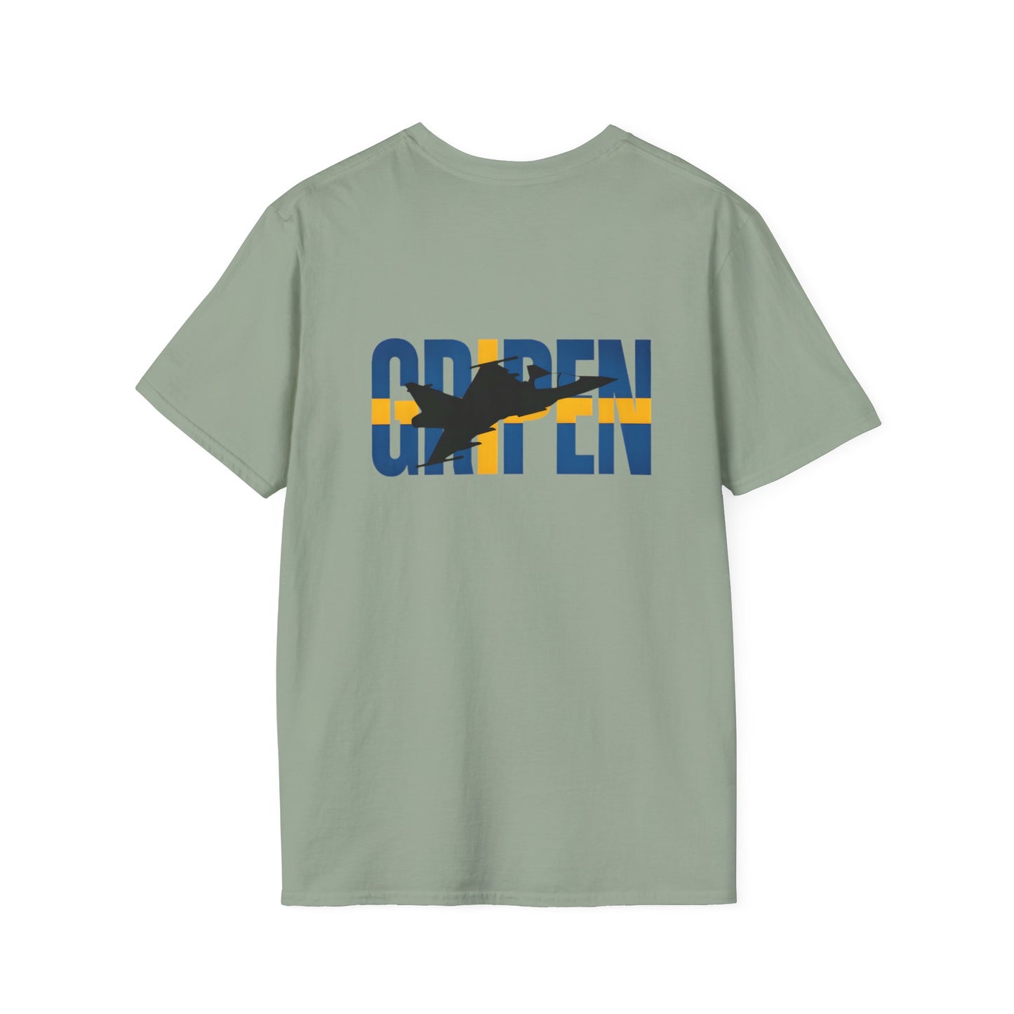 Camiseta unisex del avión de combate Gripen JAS-39