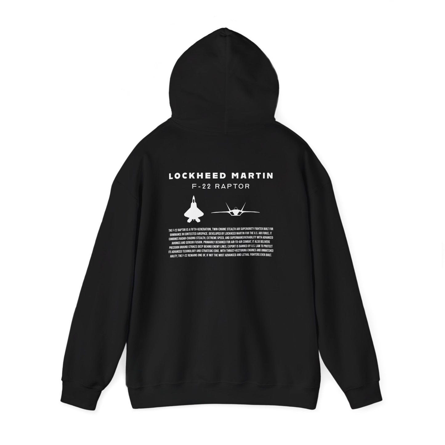 F-22 Raptor Fighter Jet Unisex Hoodie